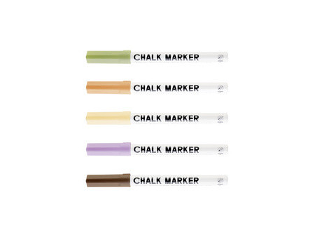 folia Marqueur craie PASTEL, set de 5