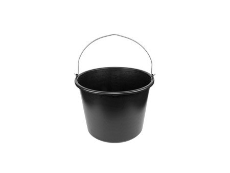 Bradas Seau, 20 litres, PVC, noir
