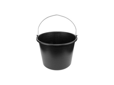 Bradas Seau, 20 litres, PVC, noir