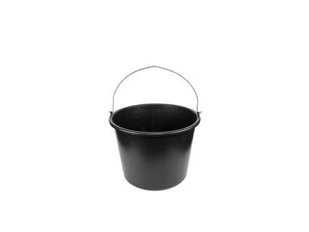 Bradas Seau, 20 litres, PVC, noir