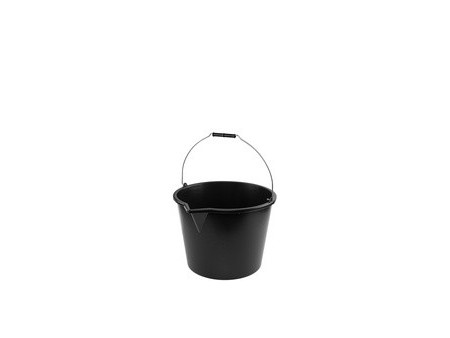 Bradas Seau avec bec verseur, 5 litres, PP, noir