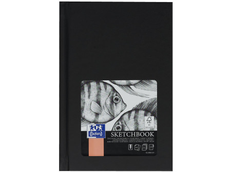 Oxford Cahier de croquis couverture rigide, A6, 96 feuilles