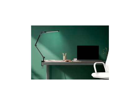 Hansa Lampe de bureau à LED 'Ray Flex', avec pince, noir