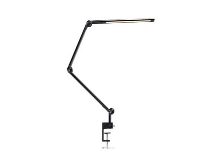 Hansa Lampe de bureau à LED 'Ray Flex', avec pince, noir