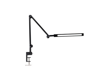 Hansa Lampe de bureau à LED 'Ray Flex', avec pince, noir