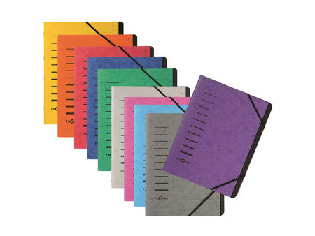 PAGNA Trieur 'Sorting File', 7 compartiments, vert