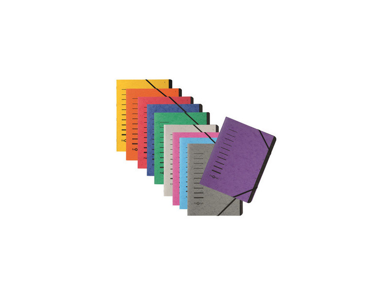 PAGNA Trieur 'Sorting File', 7 compartiments, vert