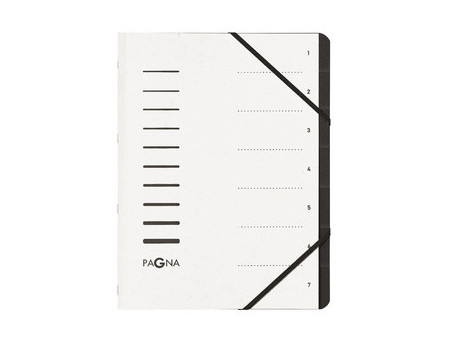 PAGNA Trieur 'Sorting File', 7 compartiments, vert