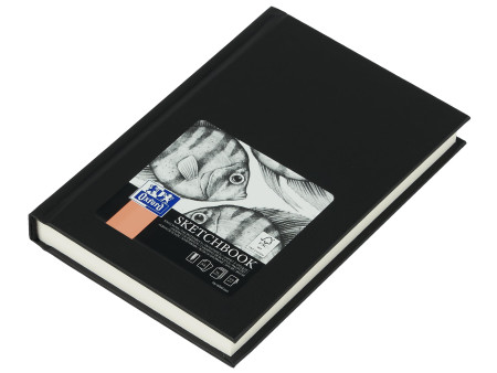 Oxford Cahier de croquis couverture rigide, A6, 96 feuilles