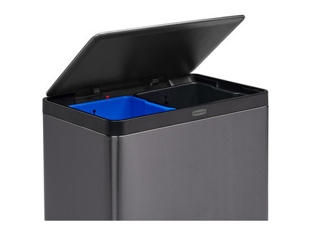 Rubbermaid Collecteur à pédale Elite Dual Stream, 39 litres