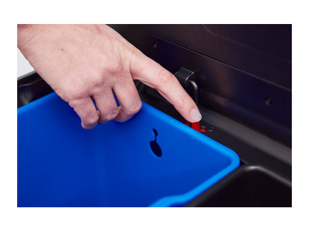 Rubbermaid Collecteur à pédale Elite Dual Stream, 39 litres