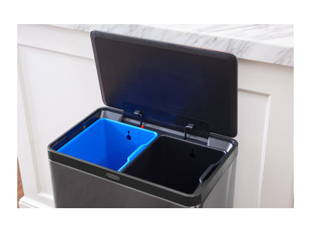 Rubbermaid Collecteur à pédale Elite Dual Stream, 60 litres