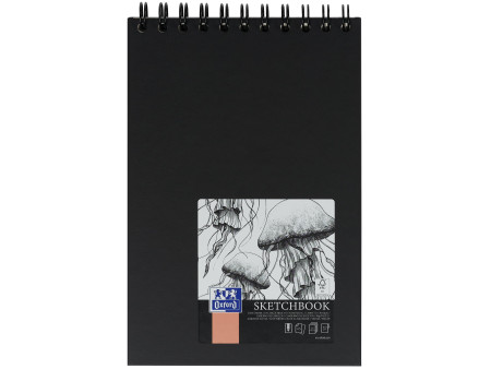 Oxford Cahier de croquis reliure intégrale, A5, 50 feuilles