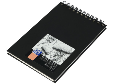 Oxford Cahier de croquis reliure intégrale, A5, 50 feuilles