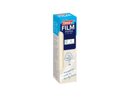 tesa Film PAPER, transparent, 19 mm x 66 m, Office Box
