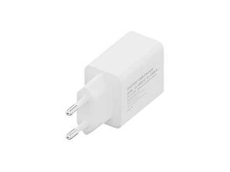 DIGITUS Chargeur secteur USB, 20 W, USB-C/USB-A, blanc