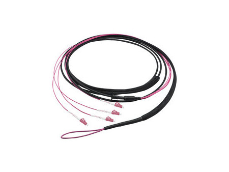 LogiLink Câble fibre optique U-DQ(ZN)BH, OM4, 10 m, noir