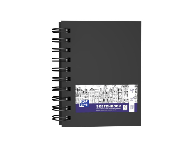 Oxford Cahier de croquis, reliure intégrale, A6, 80 feuilles