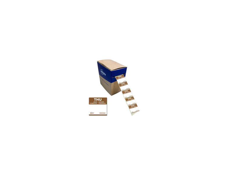 AVERY Étiquette jour MON, 25 x 25 mm, bleu