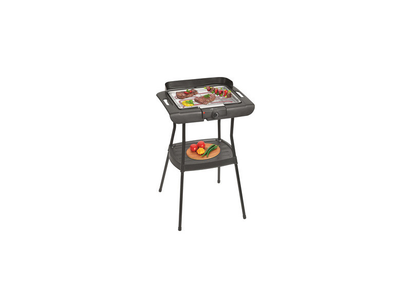 CLATRONIC Barbecue électrique sur pied BQS 3508, noir