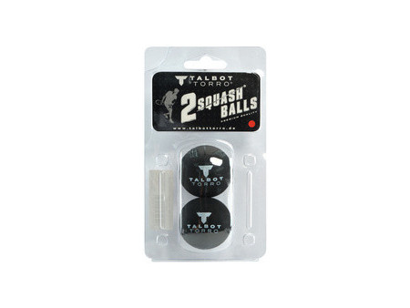 TALBOT torro Balle de squash, extra lent, noir/jaune