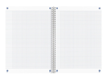 Oxford Cahier à spirales TOUAREG, A4, quadrillé, 90 pages