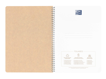 Oxford Cahier à spirales TOUAREG, A4, ligné, 90 pages