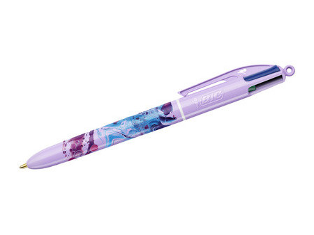 BIC Stylo à bille rétractable 4 Colours Hydro
