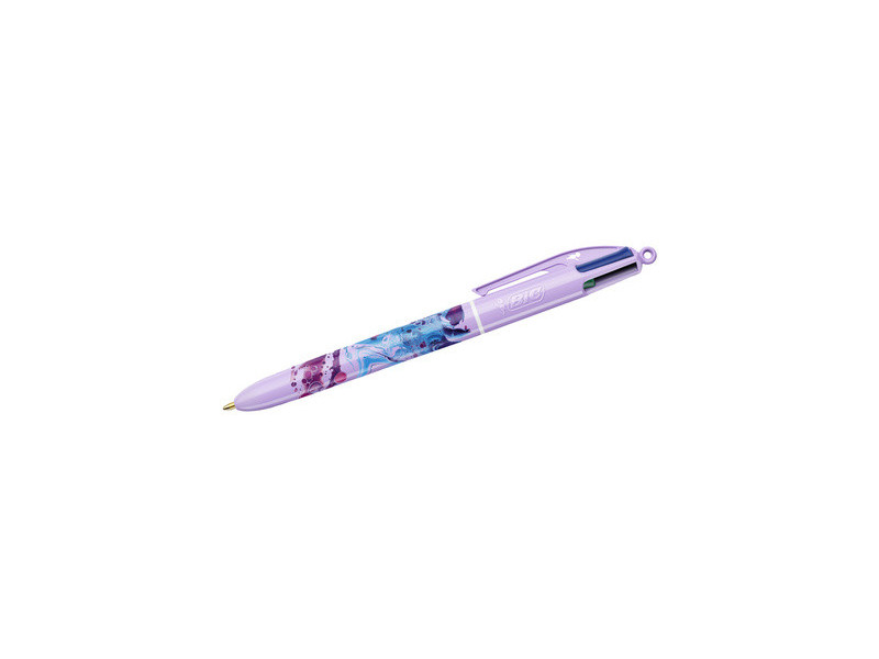 BIC Stylo à bille rétractable 4 Colours Hydro