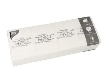 PAPSTAR Serviette pour snack 'DAILY Collection', noir