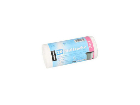 STARPAK Sac poubelle HDPE, 70 litres, blanc