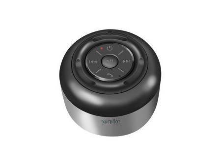 LogiLink Haut-parleur BT 5.1 TWS, gris foncé / noir