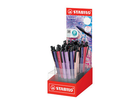 STABILO Stylo à bille pointball NatureCOLORS, présentoir