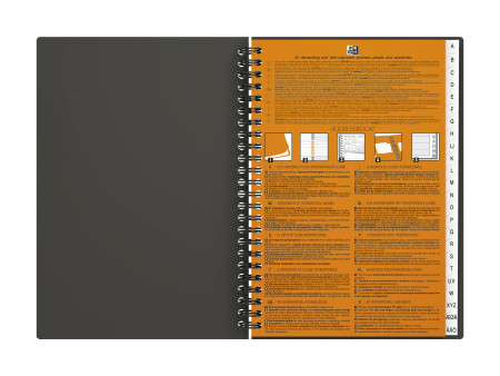 Oxford International Carnet d'adresses 'ADDRESSBOOK', A5
