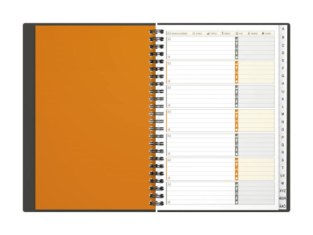 Oxford International Carnet d'adresses 'ADDRESSBOOK', A5