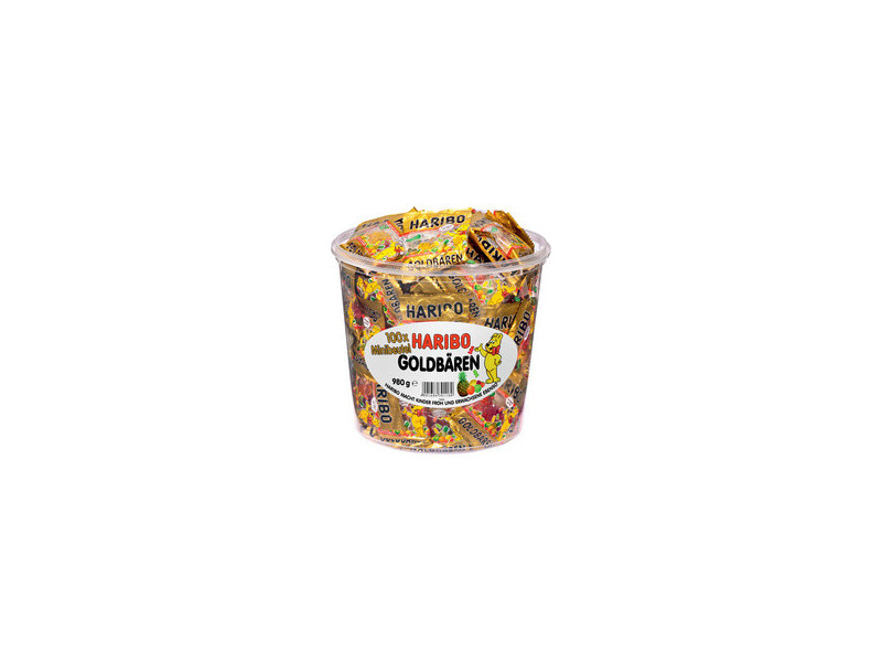 HARIBO Bonbon gélifié aux fruits Goldbären Minis, boîte