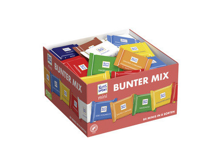 Ritter SPORT Mini-tablette de chocolat 'BUNTER MIX'