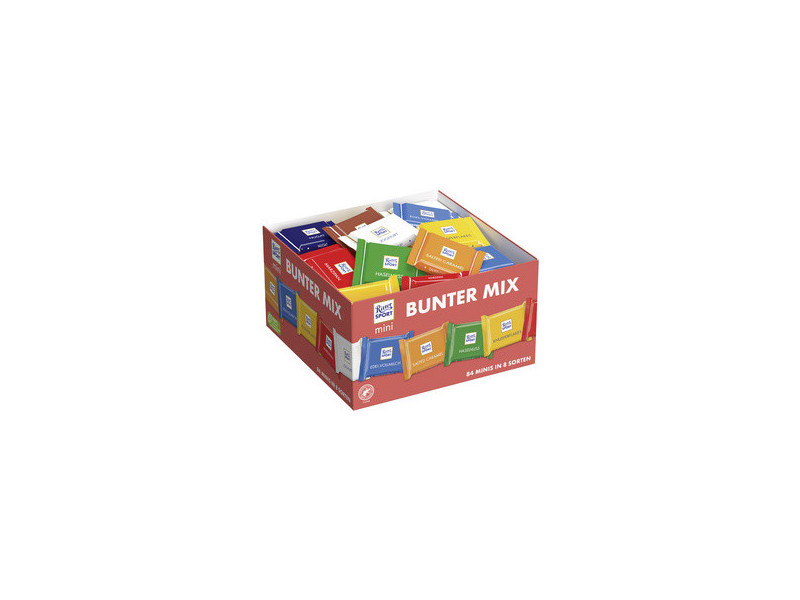 Ritter SPORT Mini-tablette de chocolat 'BUNTER MIX'