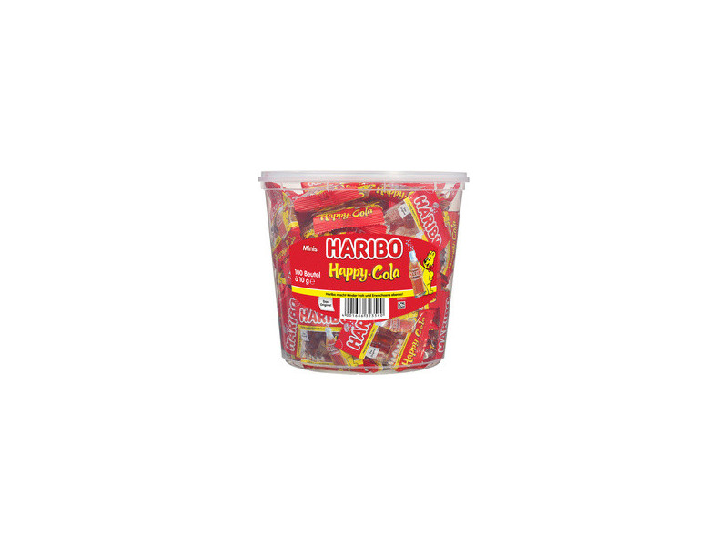 HARIBO Bonbon gélifié aux fruits HAPPY COLA Minis, boîte