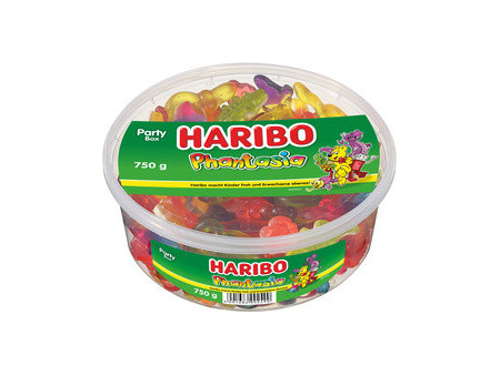 HARIBO Bonbon gélifié aux fruits PHANTASIA, boîte ronde 750g