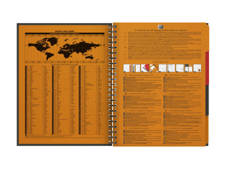 Oxford International Cahier 'FILINGBOOK', A4+, quadrillé