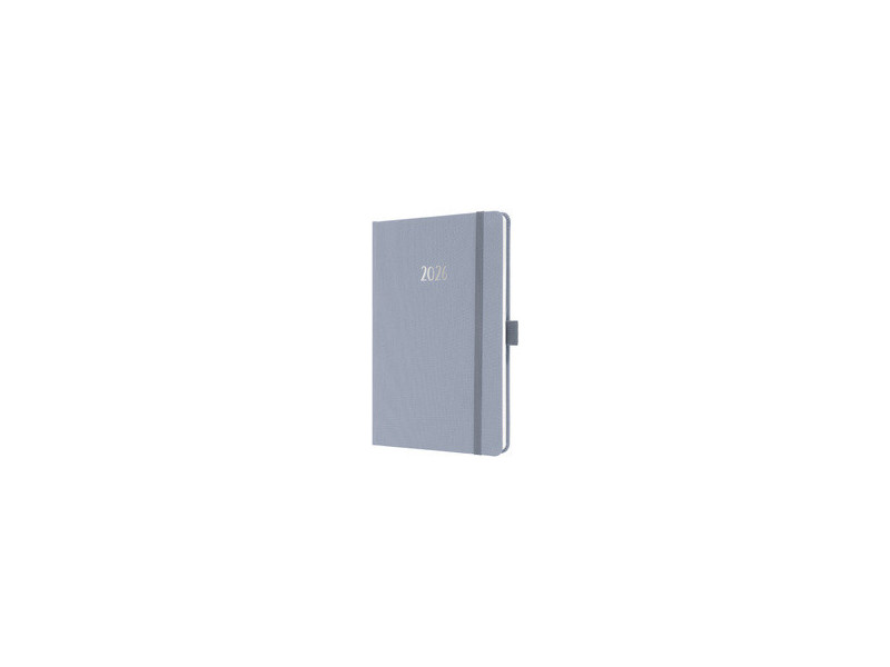sigel Agenda de poche Jolie Feel 2026, textile, A5, gris