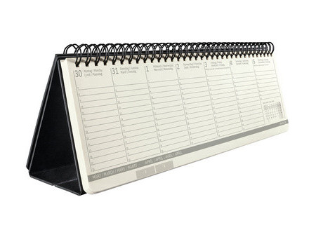 sigel Calendrier de table Conceptum, 2026, paysage, bleu