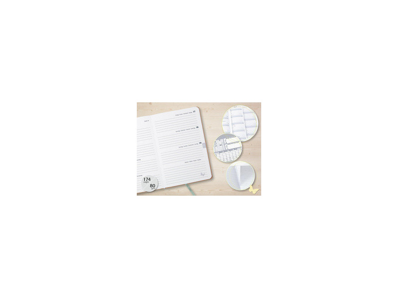sigel Agenda planning Jolie Pure 2026 'Lemon Batik', A5