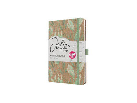 sigel Agenda planning Jolie Pure 2026 'Sparkle Leaves', A5