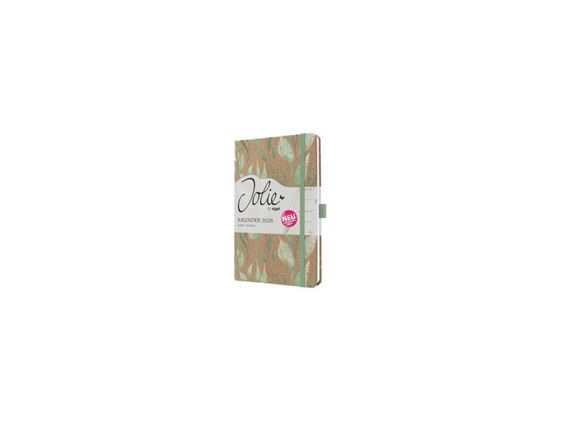 sigel Agenda planning Jolie Pure 2026 'Sparkle Leaves', A5