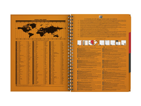 Oxford International Cahier 'FILINGBOOK', A4+, ligné
