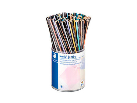 STAEDTLER Crayon Noris jumbo pastel, dureté: 2B, pot de 48