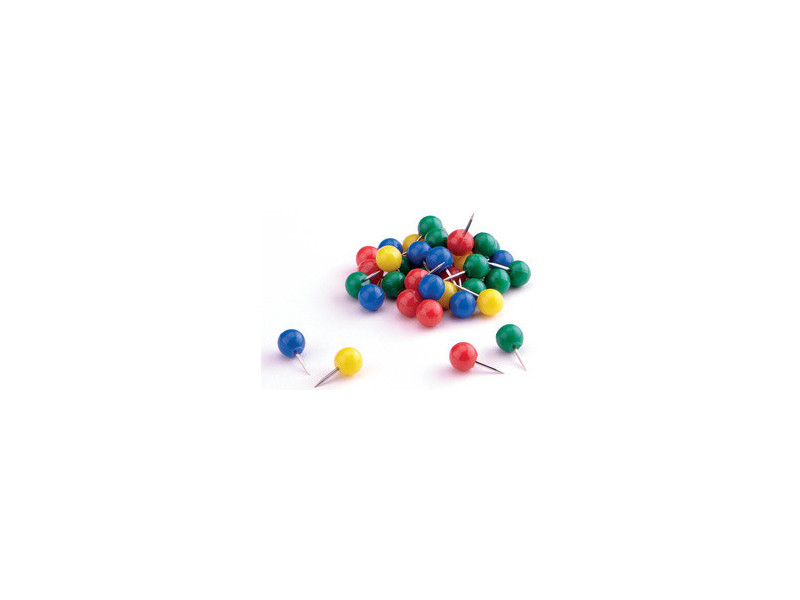 magnetoplan Punaises, contenu: 100 pièces, jaune