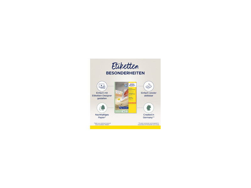 AVERY Zweckform Etiquette universelle, 17,8 x 10 mm, blanc